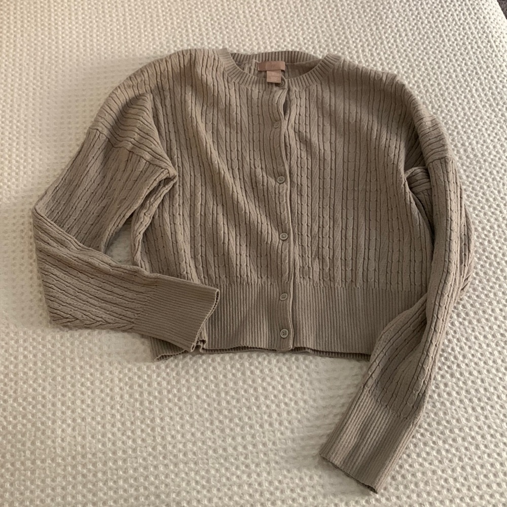 H&M sweater/cardigan cropped cardigan